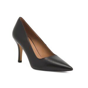 FLATTERED Black Made In Spain Leather Roberta Pumps